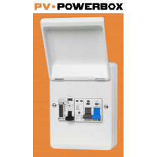 *PV POWERBOX - IP40 Metal Solar / EV Consumer Unit with Import/Export Meter, RCBO and SPD